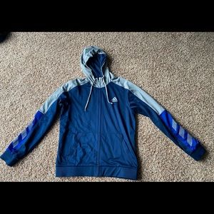 Mens adidas full zip hoodie size medium.